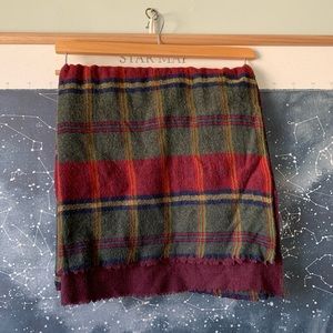 SOLD Zara Oversized Plaid Blanket Scarf